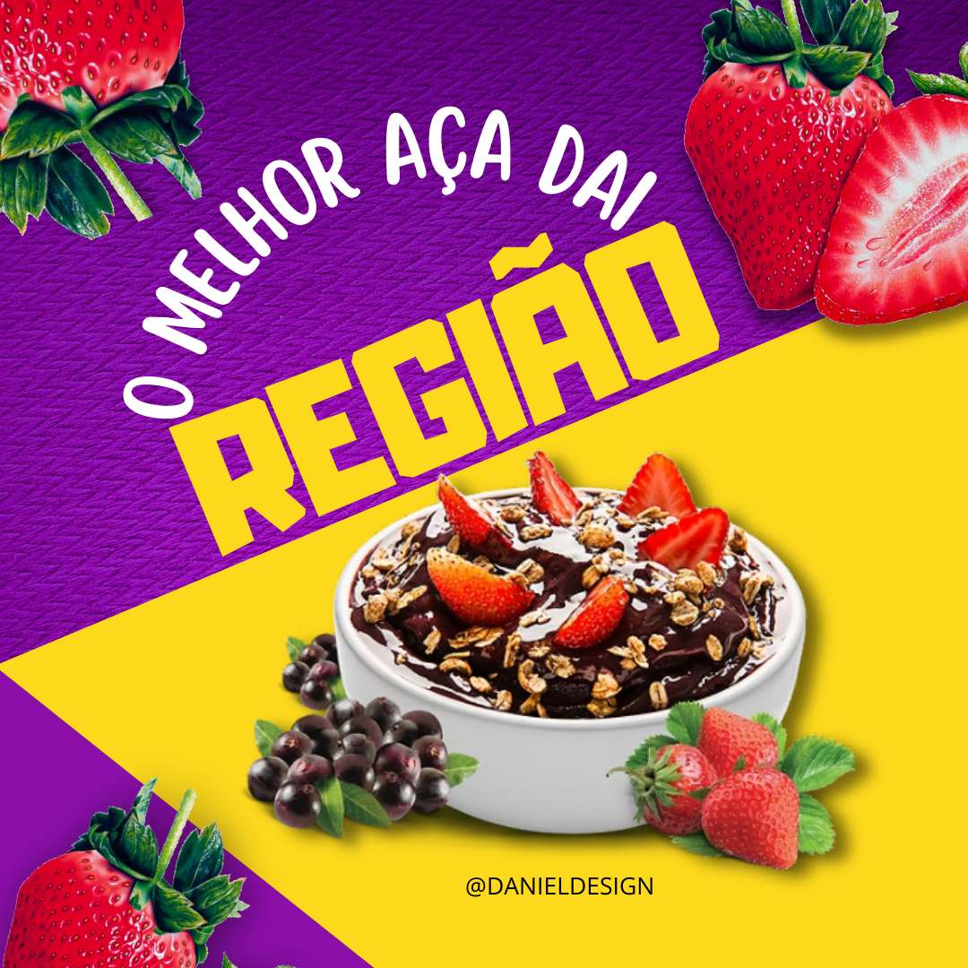 Free lânce para açai